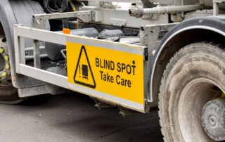 Blind Spot Warning Sticker